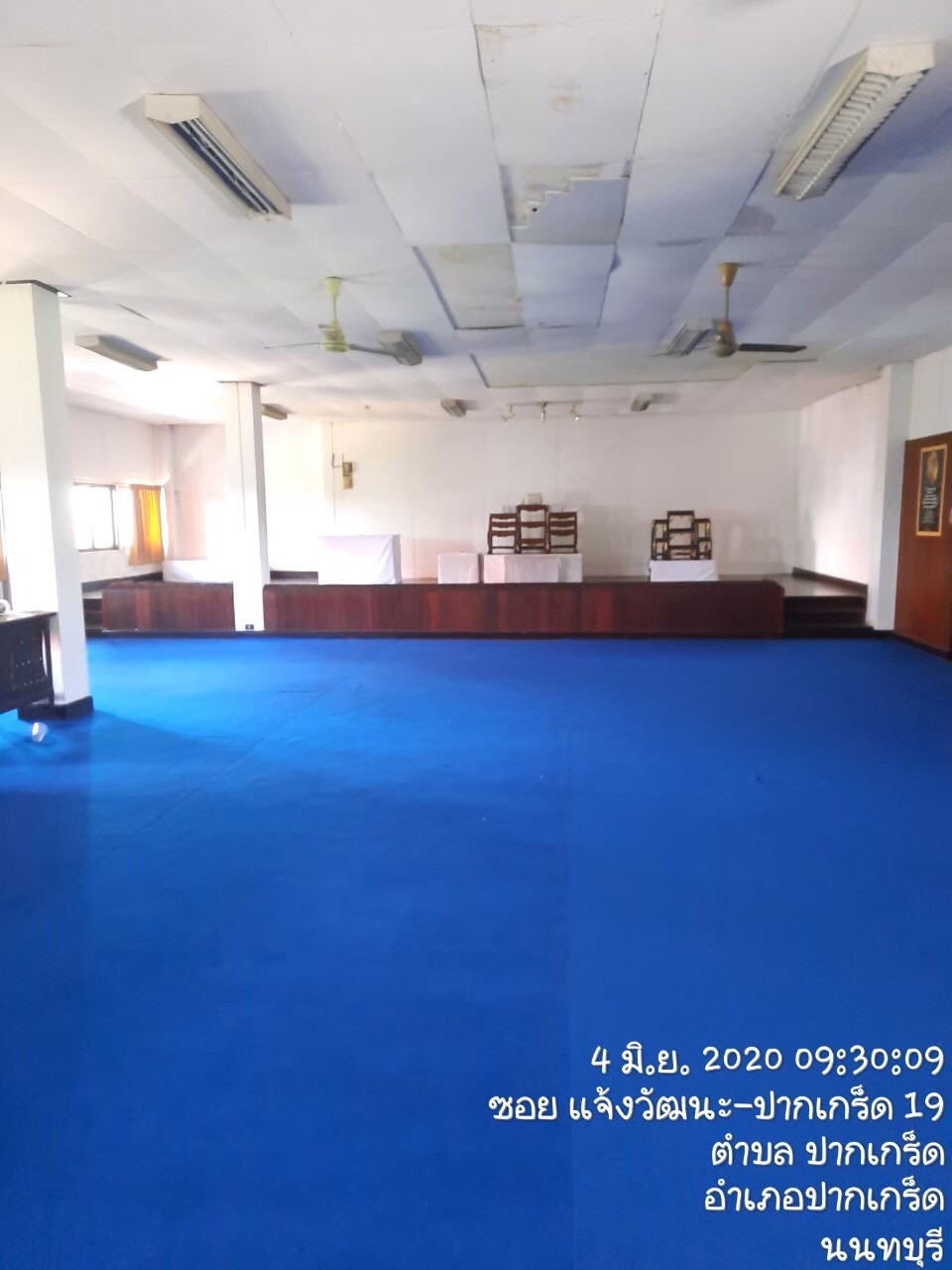 ดุริยางค์ตำรวจ(ปากเกร็ด) ปรับปรุงหลังคา,ฝ้า,เพดาน