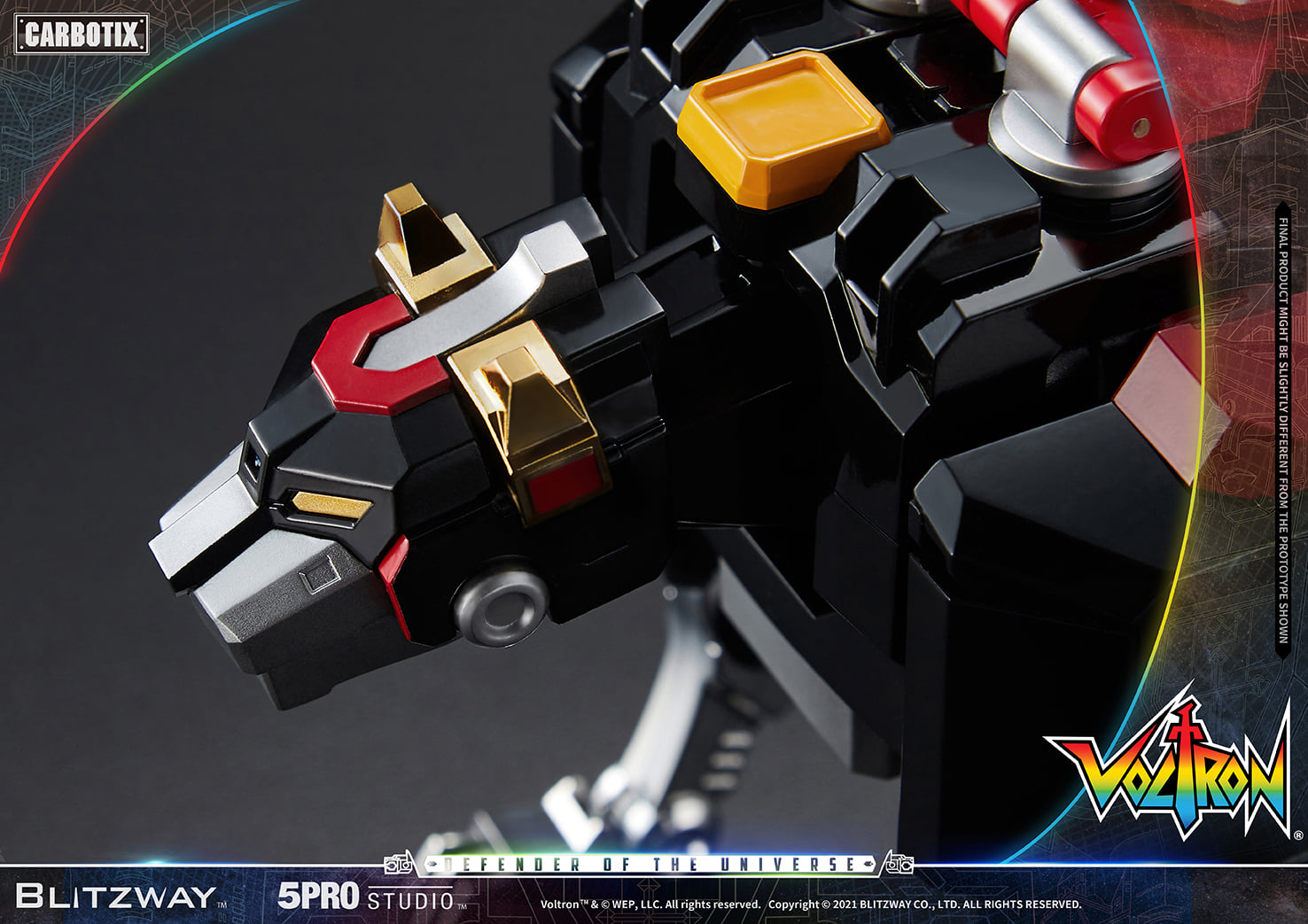 [สั่งจอง]5PRO STUDIO × BLITZWAY : CARBOTIX Series 5PRO-CA-10401 Voltron