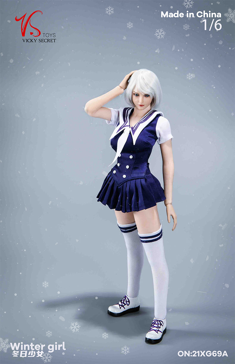[สั่งจอง]VSTOYS 21XG69 1/6 : Winter girl Headsculpt+ JK Suit (Without Plastic Body)