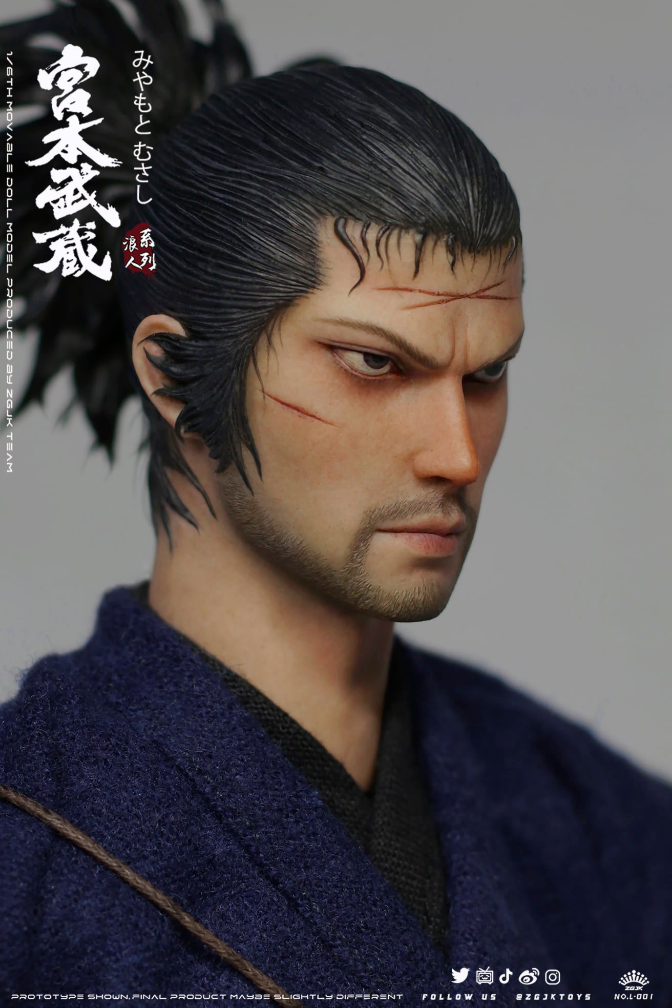 [สั่งจอง]ZGJKTOYS L-001 1/6 : Musashi Miyamoto
