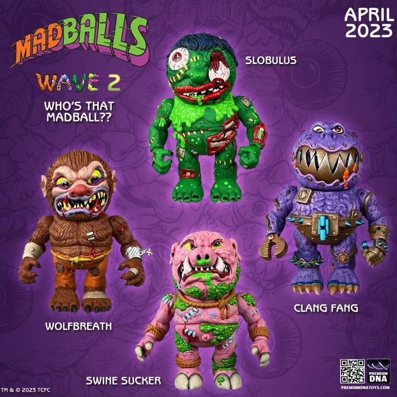 [สั่งจอง] PREMIUM DNA 6" : MADBALLS Figure Wave 2