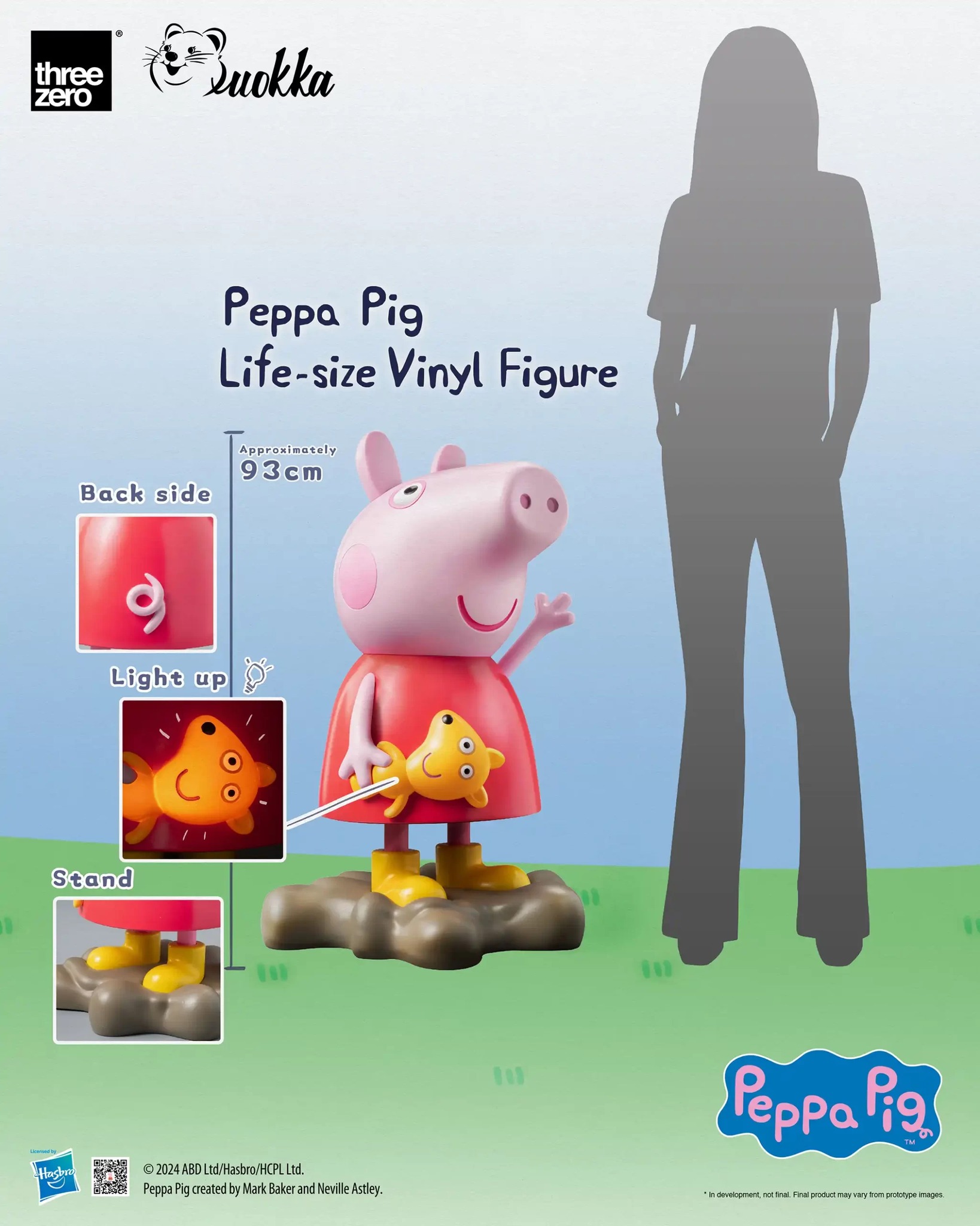 [สั่งจอง] Threezero : Peppa Pig Life-size Vinyl Figure