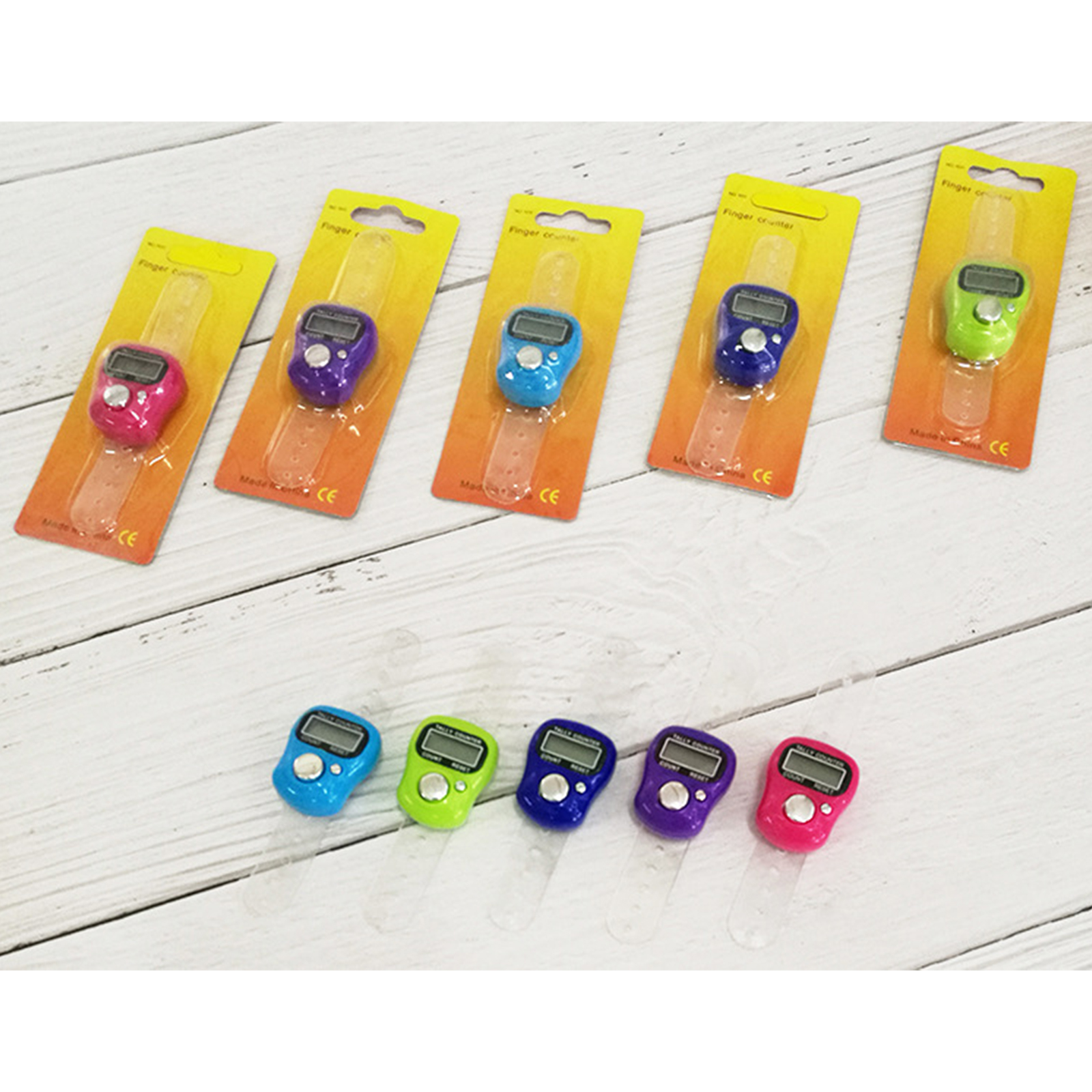 แหวนนับจำนวน ไฟLED รุ่น C0A9 มีให้เลือกหลายสี ขนาดเล็ก พกพาสะดวก