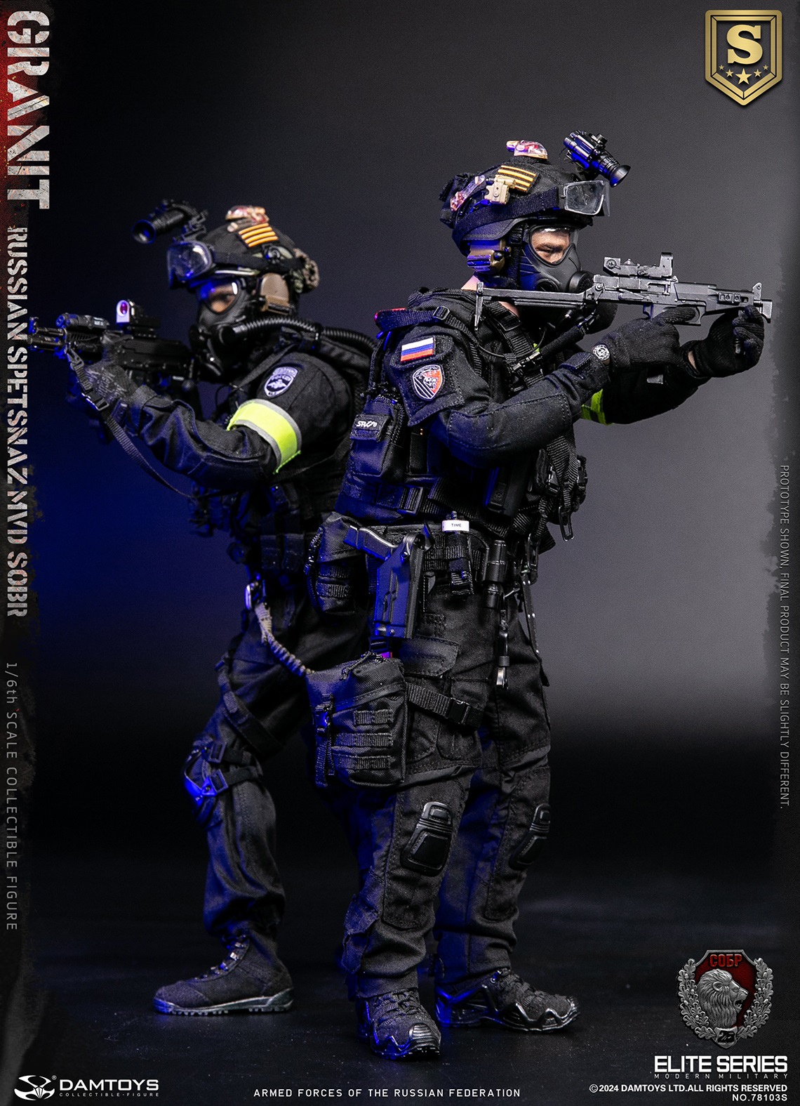 [สั่งจอง]DAMTOYS : 1/6 RUSSIAN SPETSNAZ MVD SOBR GRANIT