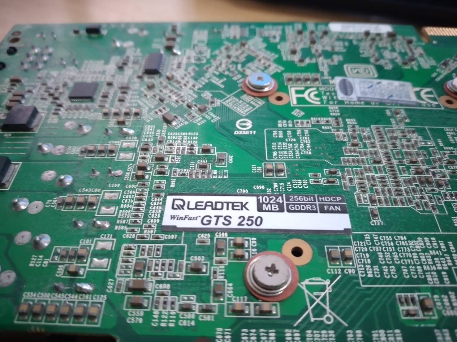 Leadtek WinFast GTS 250 1024MB GPU