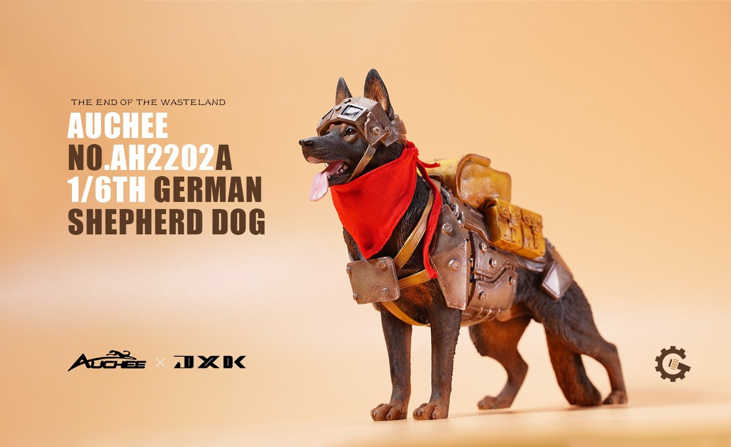 [สั่งจอง]Auchee × JXK 1/6 AH2202A/B : German Shepherd Dog