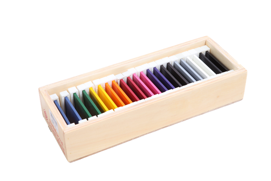 กล่องสี No.2 (11คู่), ของเล่นไม้, ของเล่นเสริมพัฒนาการ, ของเล่นเด็ก, สื่อการสอน ,มอนเตสซอรี่ ,montessori, สื่อการสอนประถม