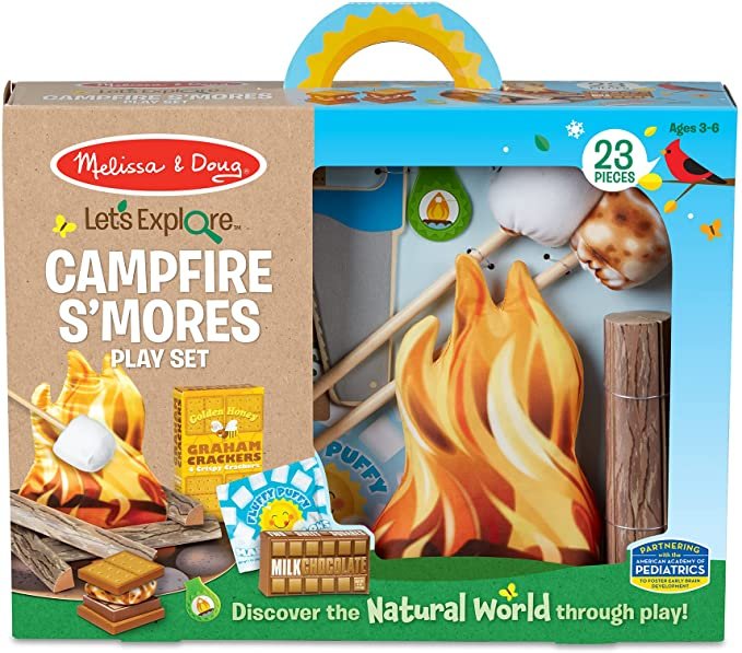 เล่นแคมป์ปิ้ง ทำขนมสมอร์ melissa & Doug Let's Explore Campfire S'mores Play Set