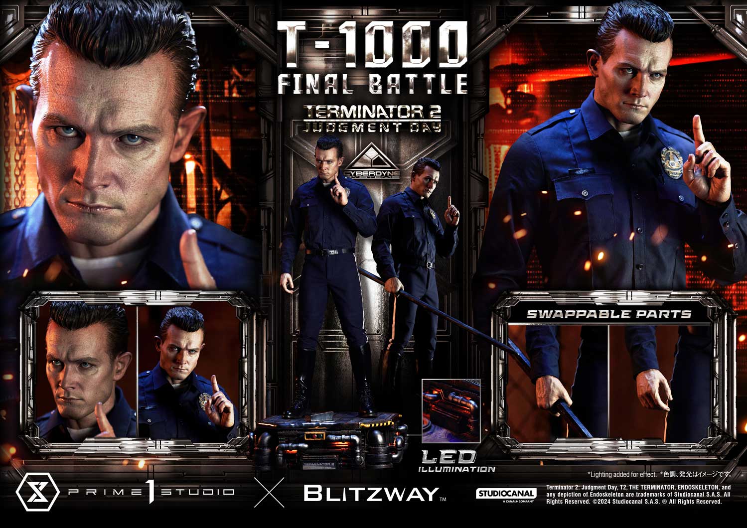 [สั่งจอง] Prime 1 Studio : T-1000 Final Battle (Terminator 2: Judgment Day)
