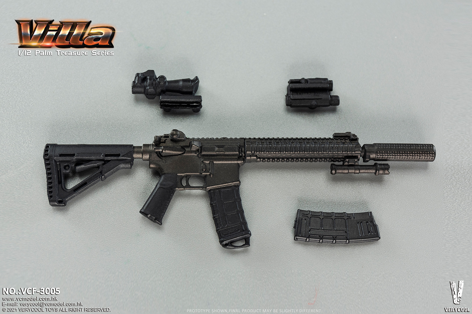 [สั่งจอง] VERYCOOL VCF-3005 1/12 Palm Treasure Series Black MC Camouflage Women Soldier - Villa