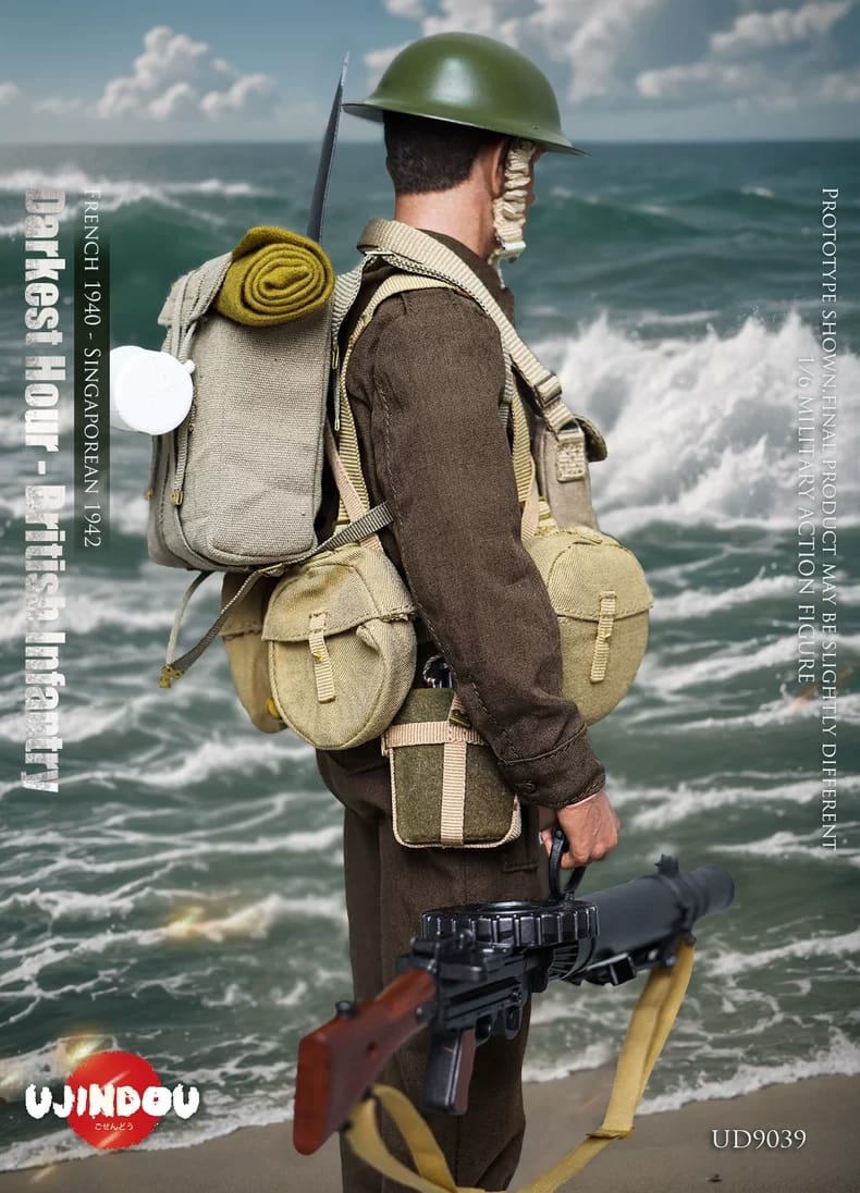 [สั่งจอง]UJINDOU UD9039 1/6 : World War II Darkest Hour British Infantry France 1940-Singapore 1942