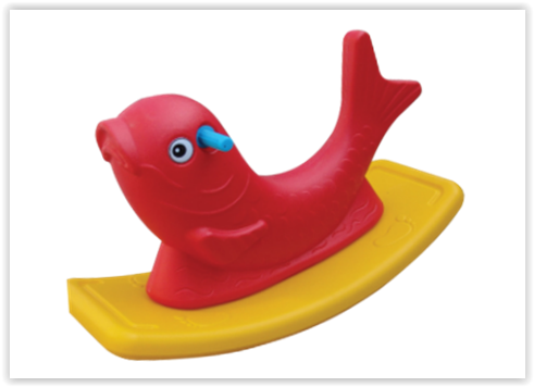 โยกเยก ปลา 2 สี ของเล่นสนาม สินค้าพร้อมส่ง สินค้าราคาโรงงาน