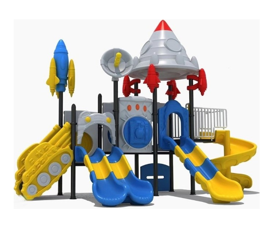 เครื่องเล่นสนามกลางแจ้ง ชุดจรวดมหาสนุก, ของเล่นสนาม,ครุภัณฑ์สนามเด็กเล่น, สพฐ,โครงการโรงเรียนประชารัฐ playground,สไลเดอร์ใหญ่,ของเล่นเสริมพัฒนาการ,เครื่องเล่นสนาม, สนามเด็กเล่น