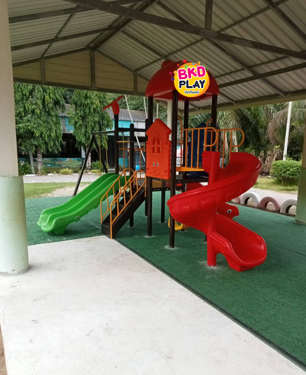 เครื่องเล่นสนามกลางแจ้ง-ในร่ม,ชุดบ้านเห็ดแสนสนุก A สไลเดอร์ใหญ่,ครุภัณฑ์สนามเด็กเล่น,งบ.สพฐ,โครงการโรงเรียนประชารัฐ, เครื่องเล่นสนามระดับก่อนประถมศึกษา, งบประมาณ80,000 playground,สไลเดอร์,ของเล่นเสริมพัฒนาการ,เครื่องเล่นสนาม, สนามเด็กเล่น