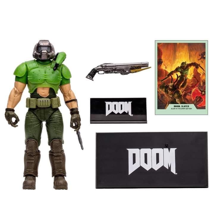 [สั่งจอง] McFarlane Toys : Classic Doomslayer Glow in the Dark Gold lable