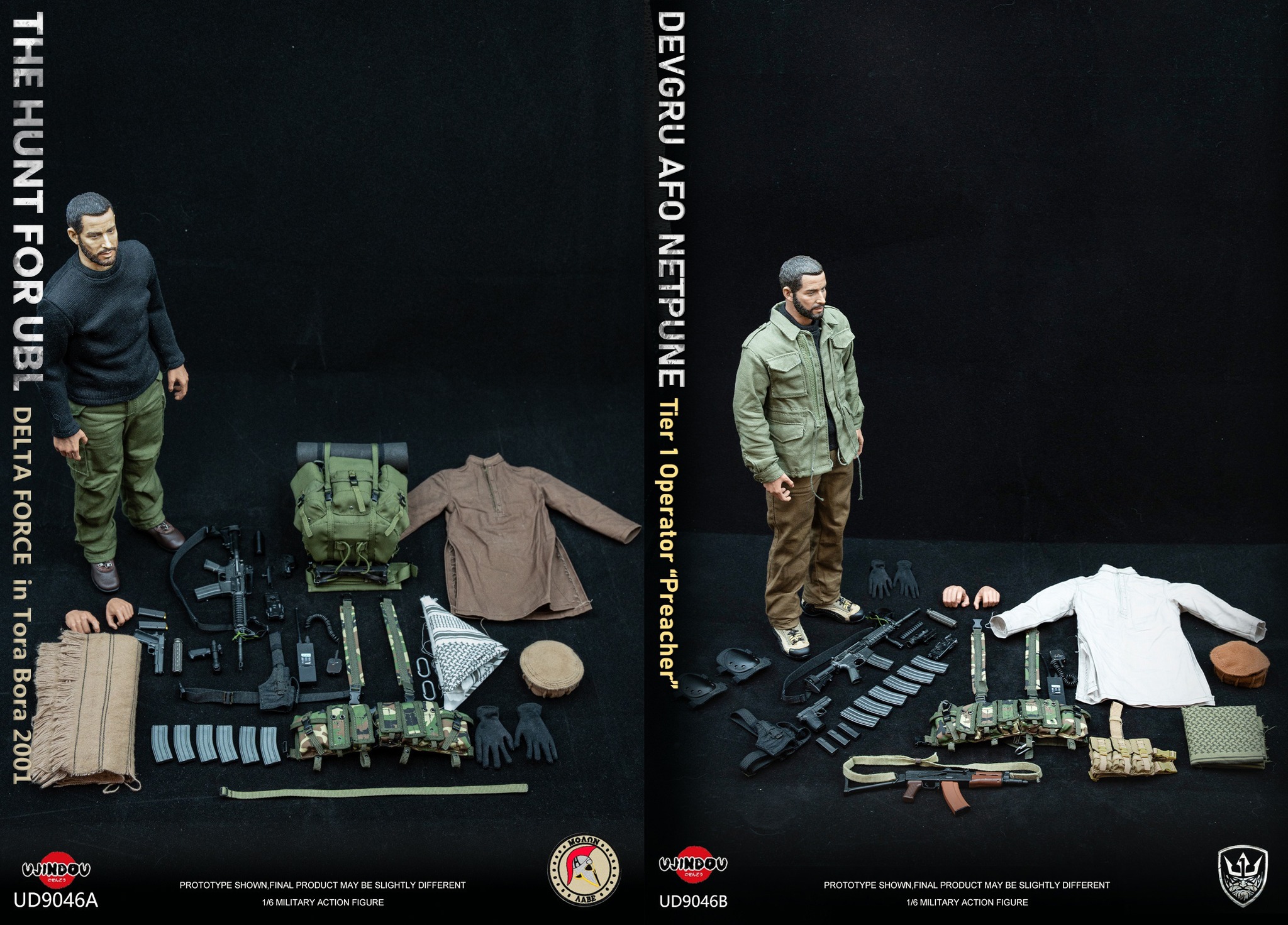 [สั่งจอง]UJINDOU 1/6 : - UD9046A : THE HUNT FOR UBL-DELTA FORCE in Tora Bora 2001