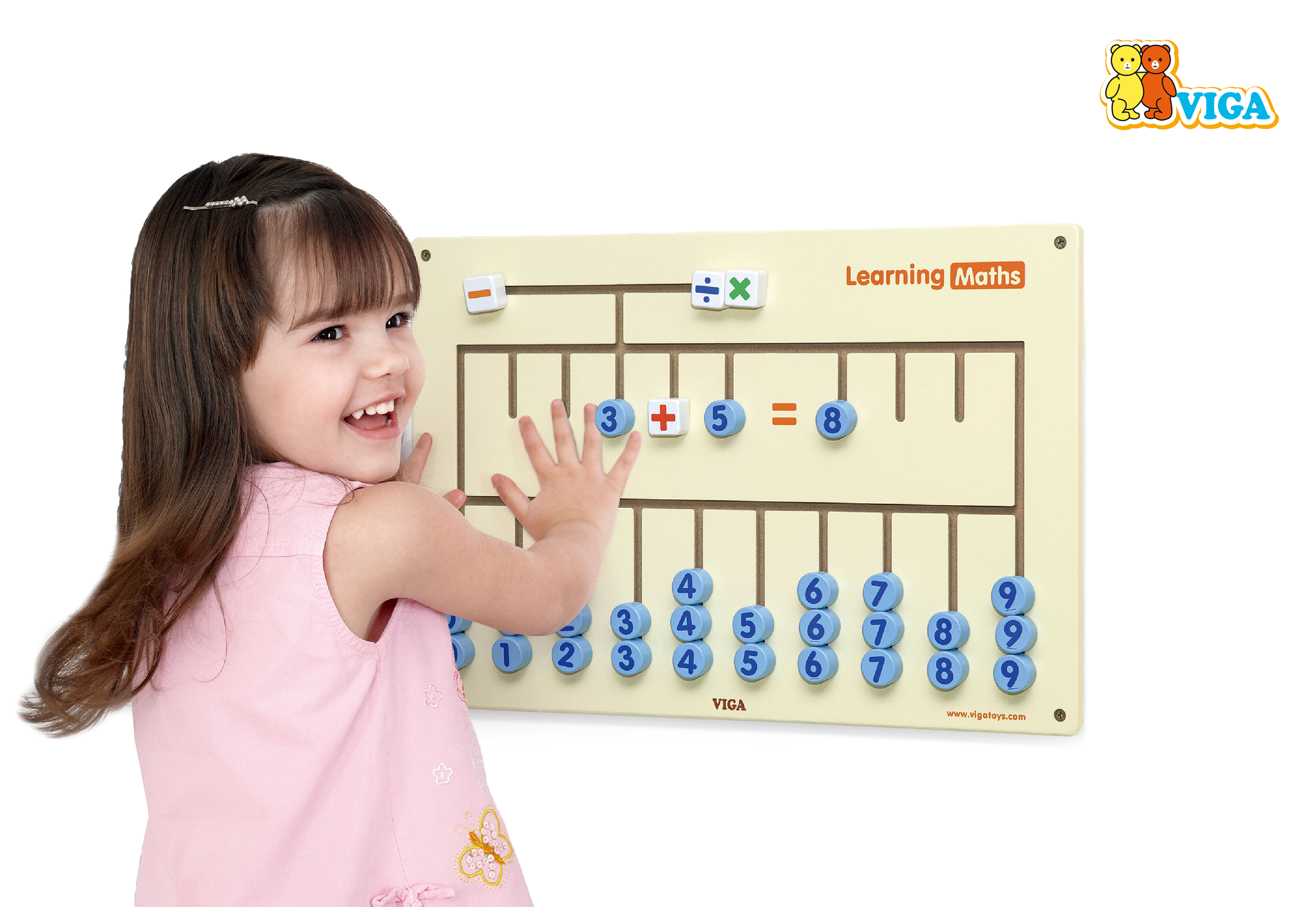 Learning Maths, ชุดเกมติดผนังคณิตศาสตร์ , แผ่นติดผนัง เกมส์ไม้ ของเล่นเสริมพัฒนาการ, ของเล่น,ของเล่นติดผนัง,แถบแม่เหล็ก