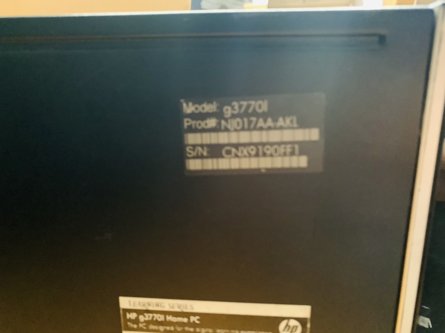 HP Desktop G3770L MT คอม พิวเตอร์ แบบตั้งโต๊ะ สินค้ามีประกัน
