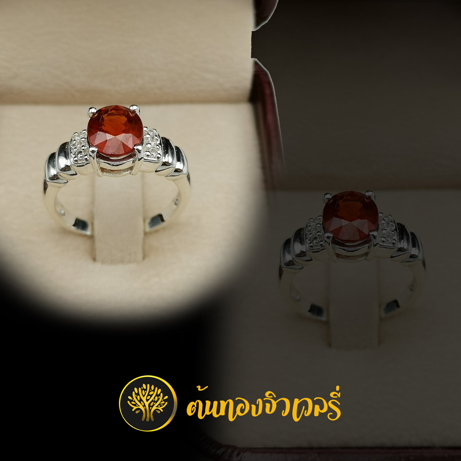 แหวนพลอยทับทิม ฝังเพชรข้าง งานสวยขนาดนี้ ต้องมีไว้สักวงแล้วแหละครับ