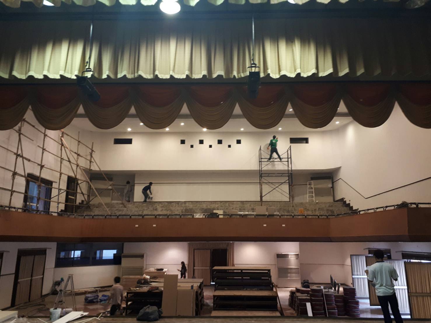 งานที่หอประชุมดุริยางค์ กองทัพเรือกรุงเทพ