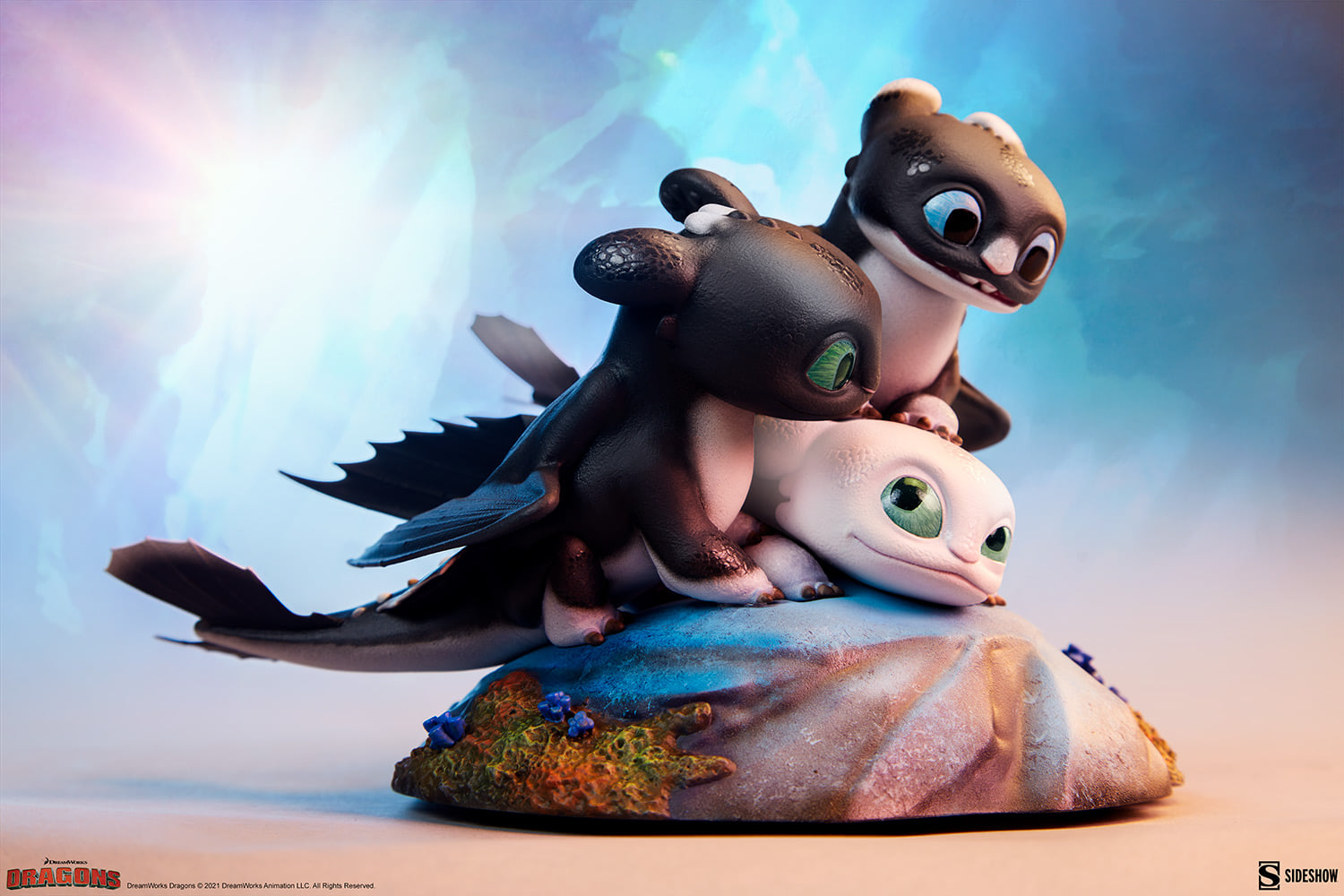 [สั่งจอง] Sideshow 200617 : How to Train Your Dragon III - Dart, Pouncer, and Ruffrunner