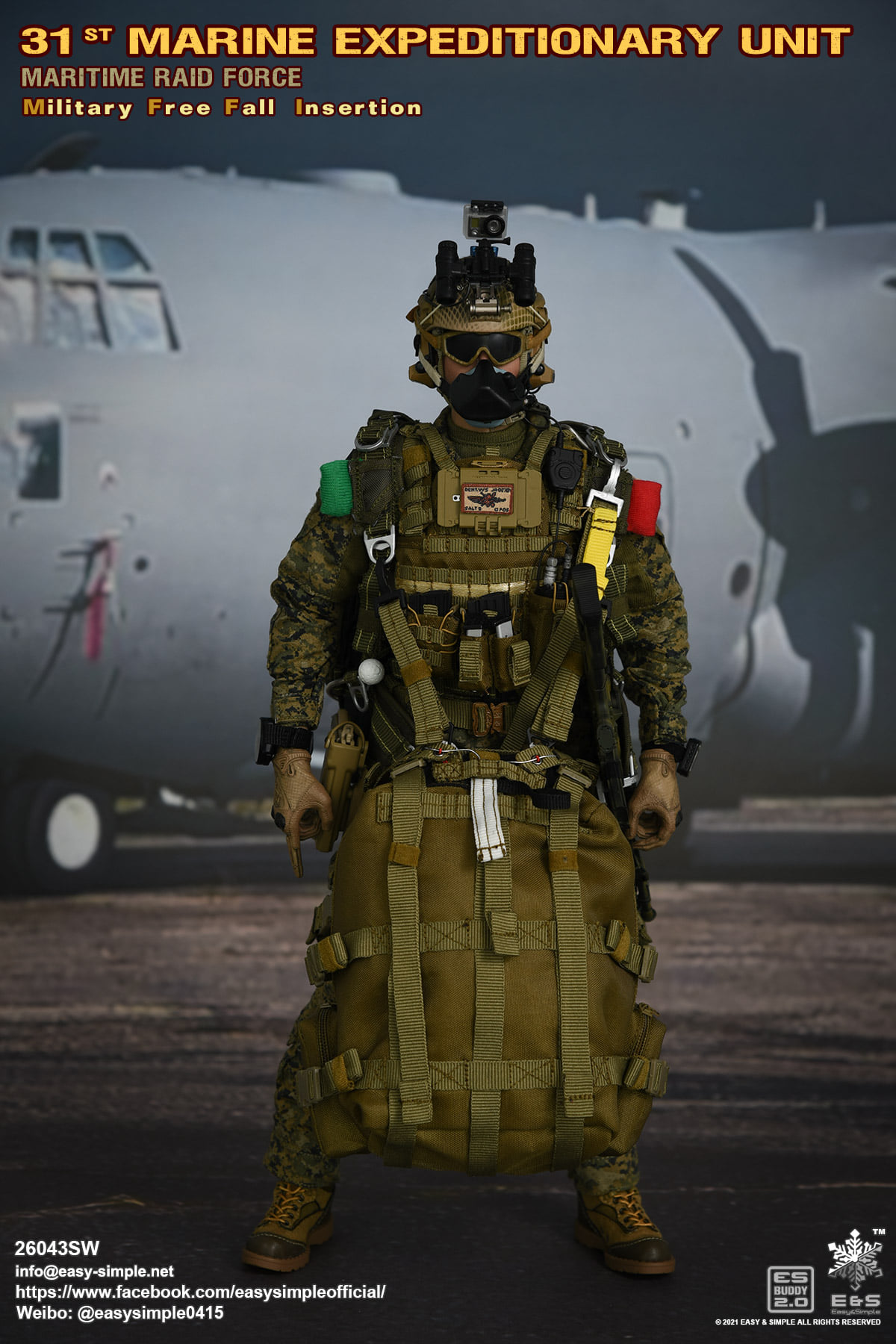 [สั่งจอง]Easy&Simple 26043S : 31ST MEU MRF Military Free Fall Insertion