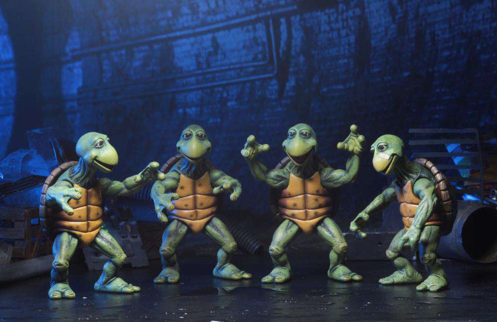 [สั่งจอง] Neca : Ninja Turtles Baby Turtles Set (1990 Movie) - 1/4 (สูง4นิ้ว)