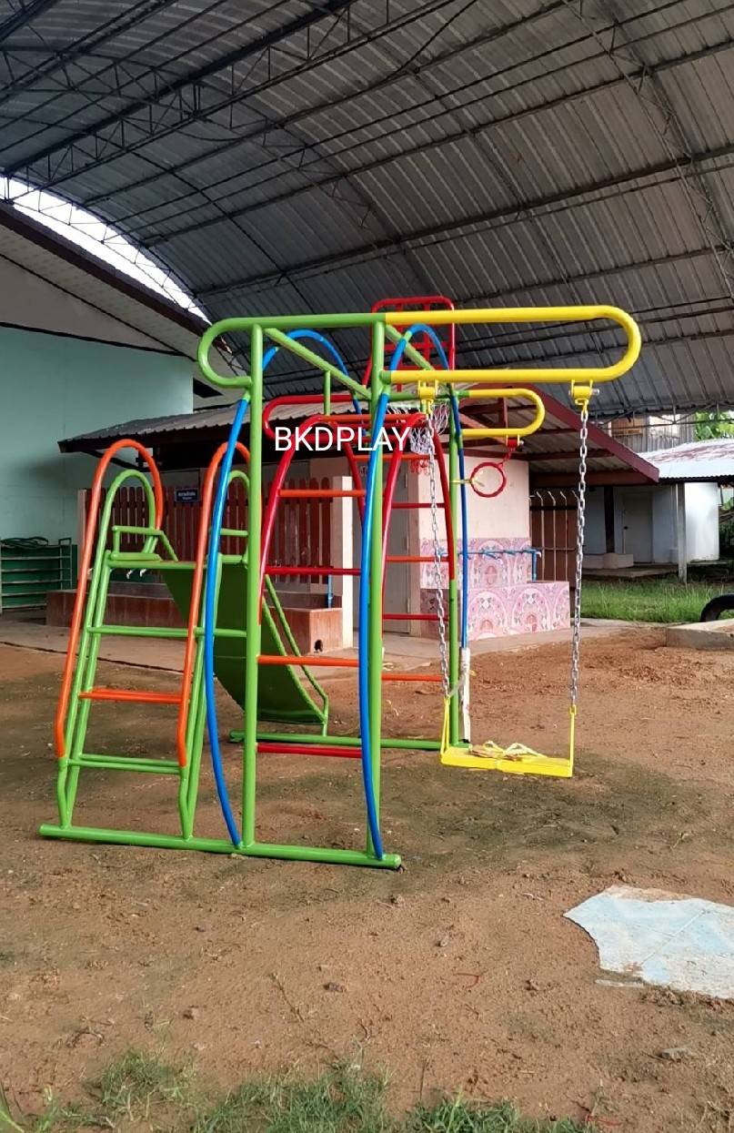 ชุดรวม C เครื่องเล่นสนามกลางแจ้ง เครื่องเล่นสนามเหล็ก,ประกอบด้วยสไลเดอร์ชิงช้าปีนป่ายบาร์โหน OutdoorPlayground,ผลิตเครื่องเล่นสนาม,เครื่องเล่นในสนามเด็กเล่น,เครื่องเล่นงบสพฐ.,ประชารัฐ, ราคาโรงงาน