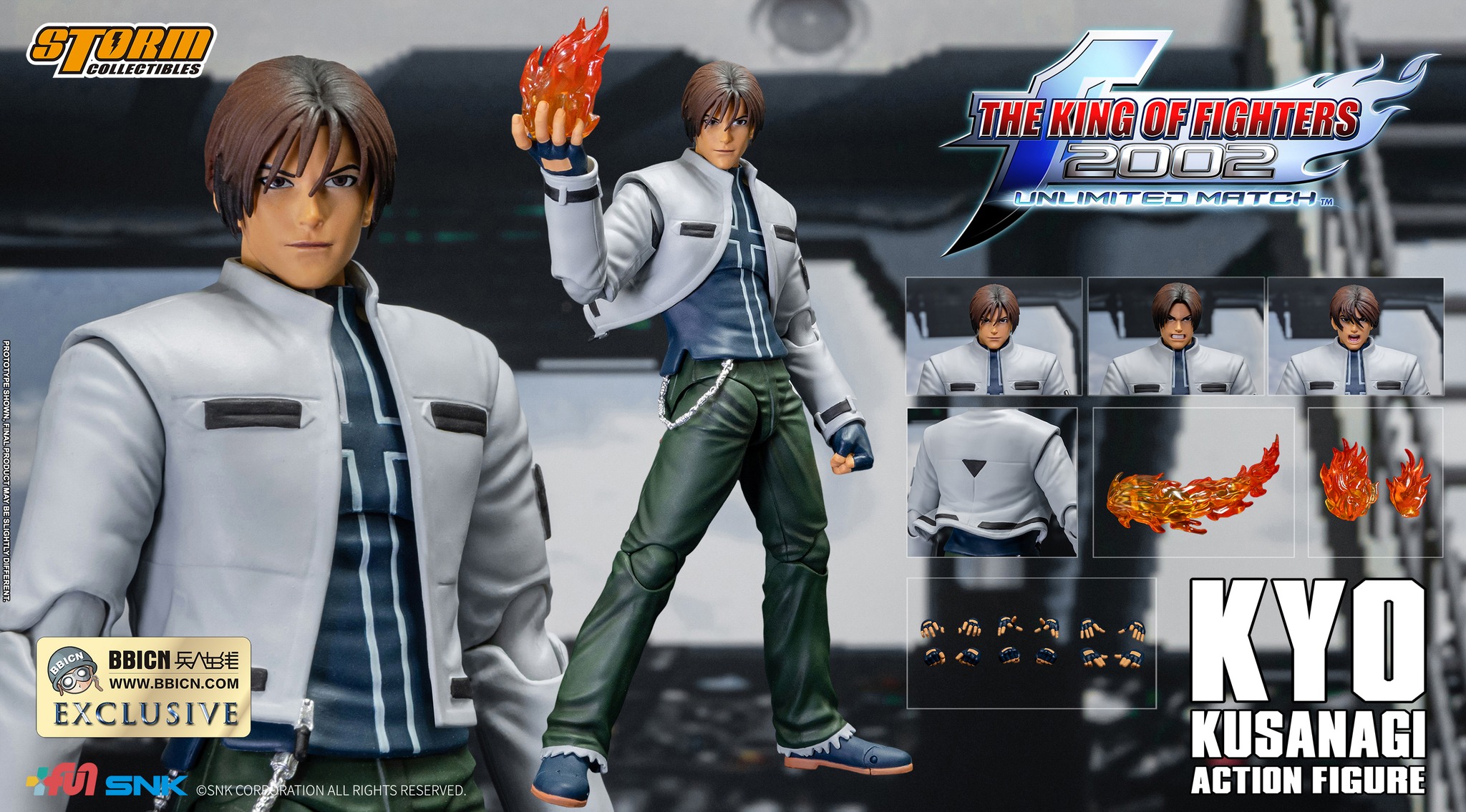 [พร้อมส่ง] "Storm toys limited SKKF08BU : KYO KUSANAGI