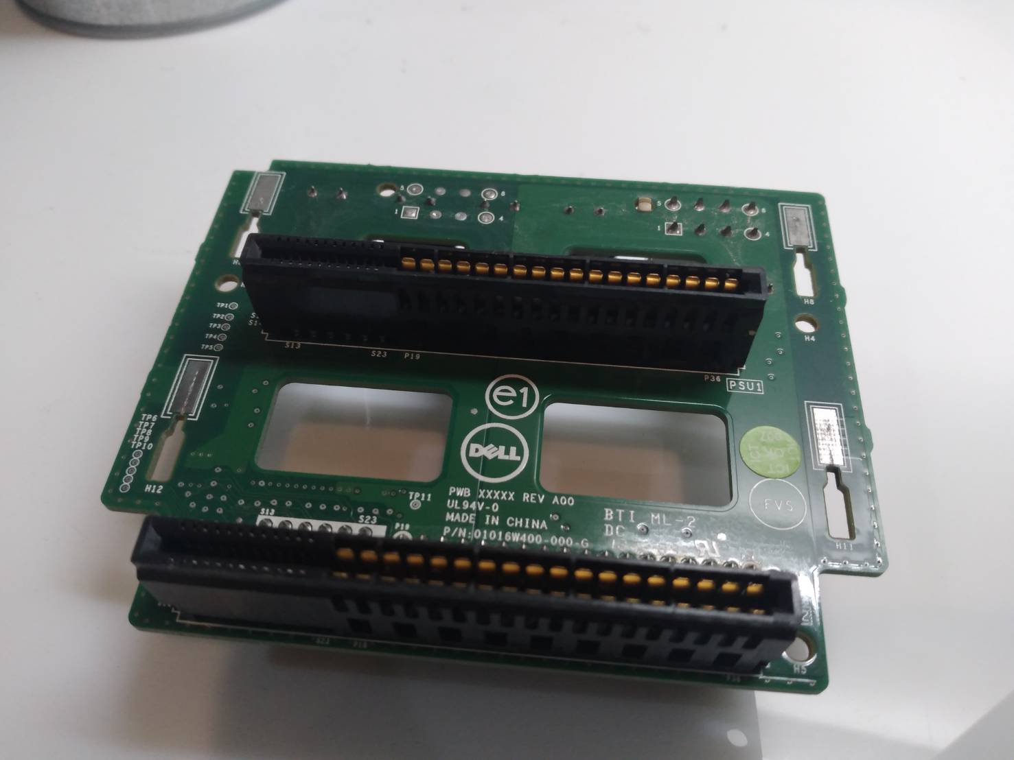 Dell T320 T420 Power Supply Distribution Backplane Board K501P 0K501P