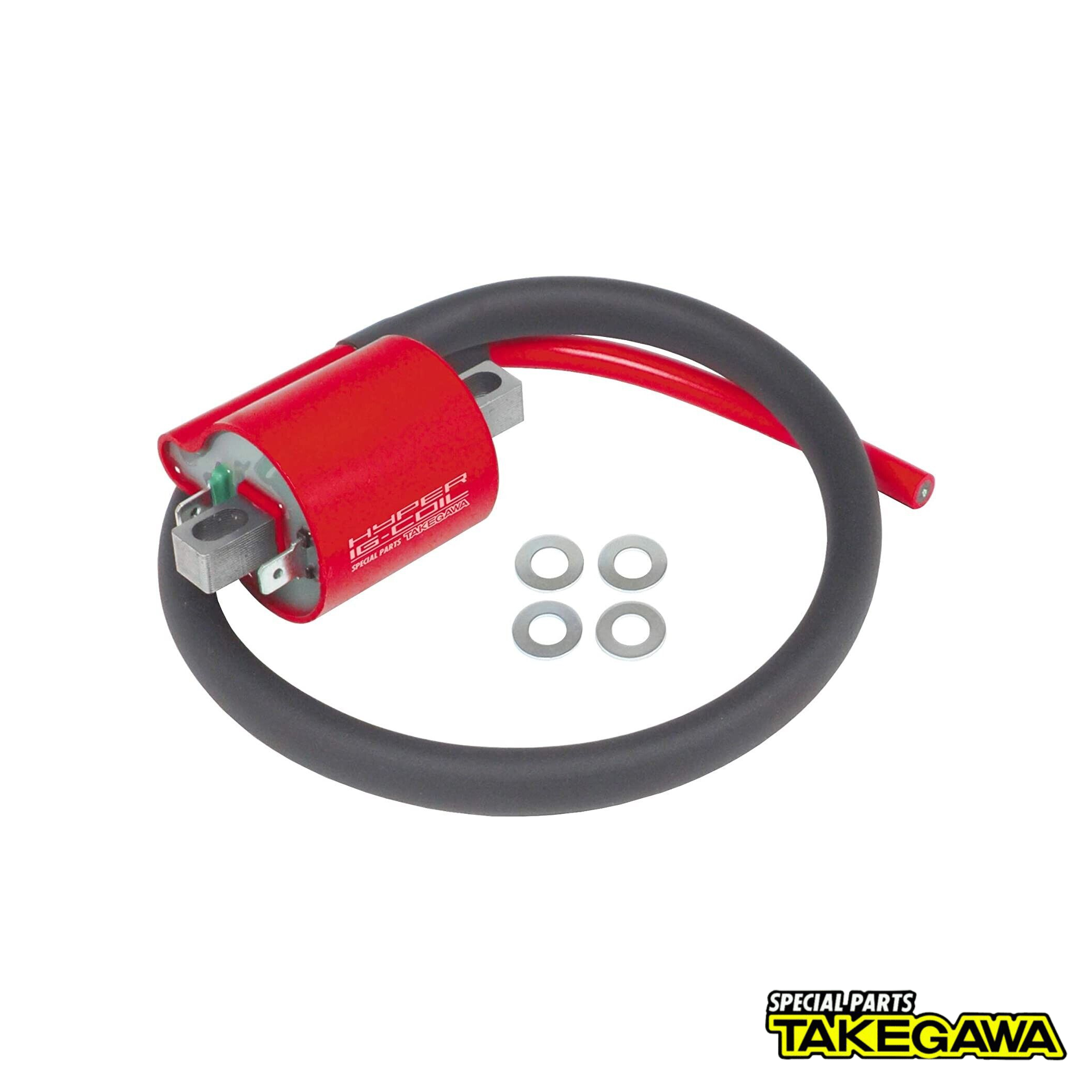 คอยล์จุดระเบิด (หัวฉีด) Takegawa Hyper Ignition Coil - Red
