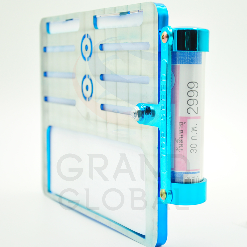 CAR BEST | กรอบป้ายทะเบียนมอเตอร์ไซค์ พร้อม แคปซูลใส่พรบ