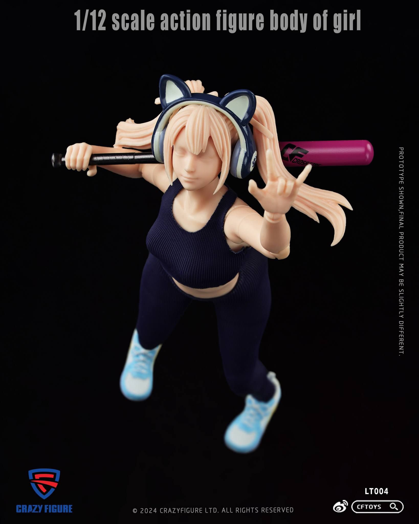 [สั่งจอง]CRAZY FIGURE LT004 1/12 : girl body (Reissue)