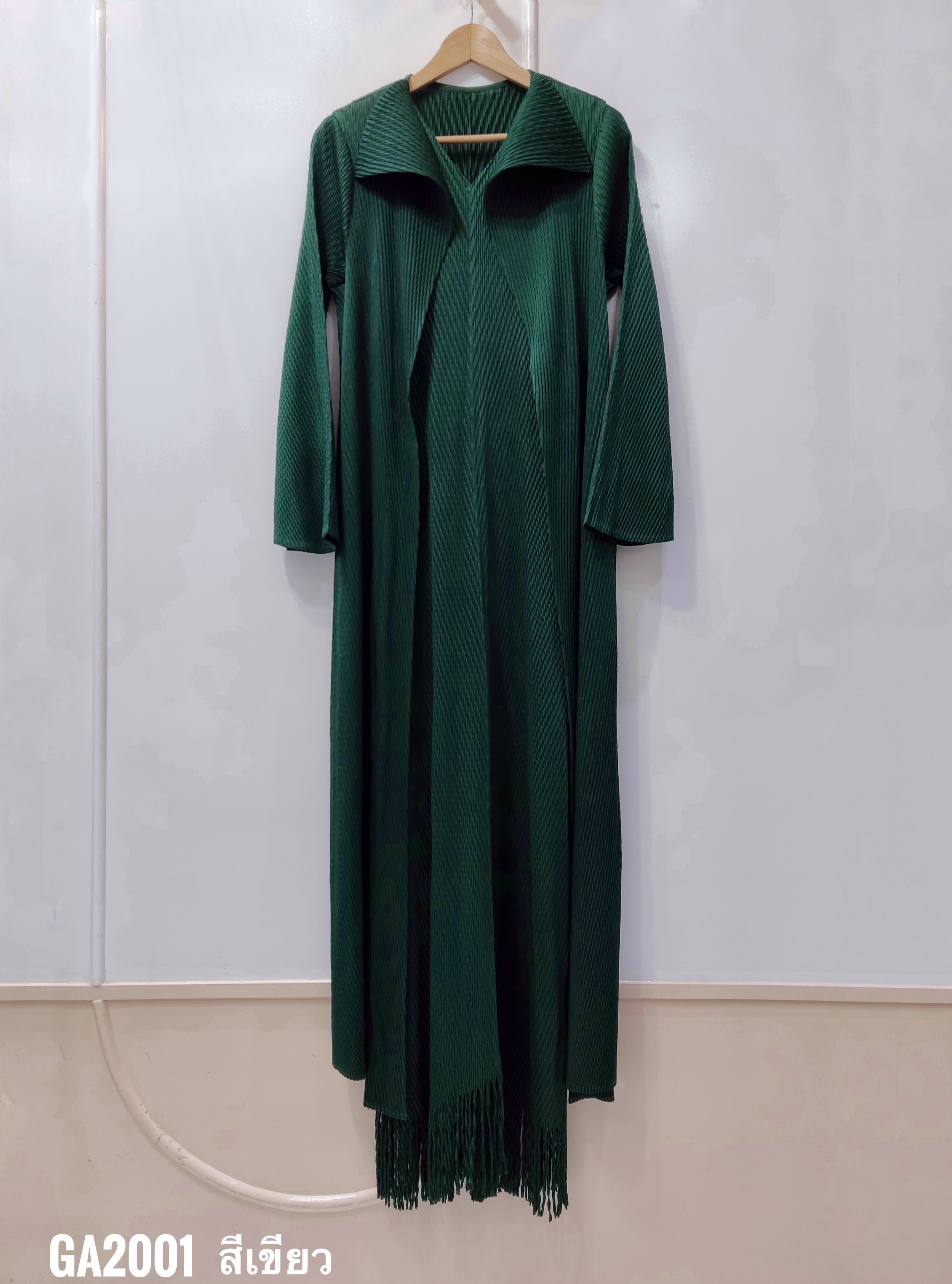 2MUAY รุ่น GA2001 FRINGE MAXI PLEATED SET 5 สี FREE SIZE