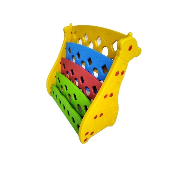 ชั้นวางหนังสือยีราฟ ,ชั้นวางพลาสติกหนา โชว์ปก ,เฟอร์นิเจอร์เด็ก,ชั้นวาง หนังสือเด็ก พร้อมส่ง