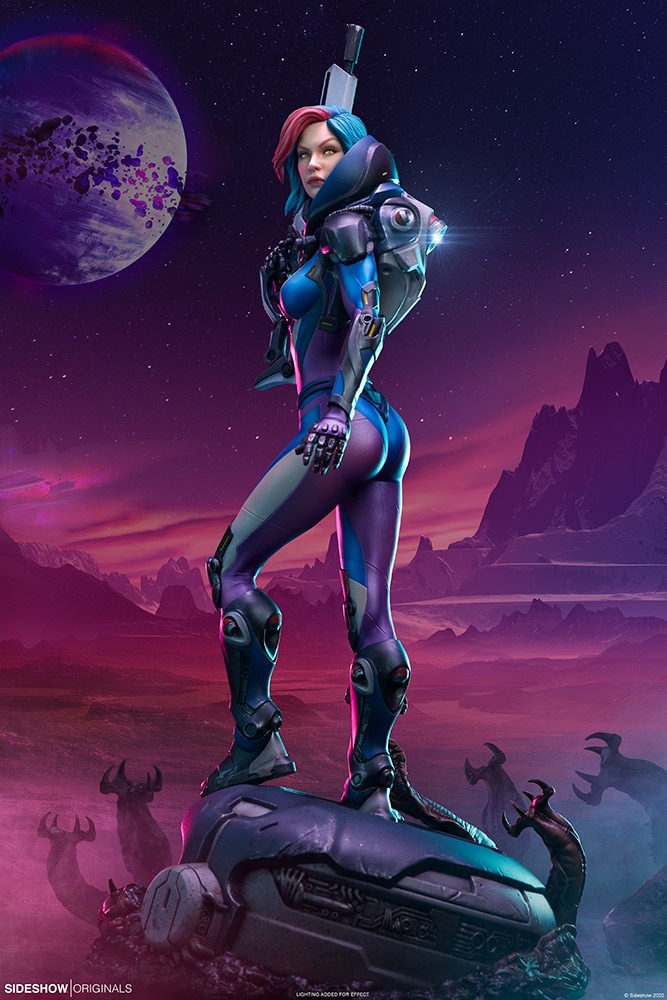 [สั่งจอง]SIDESHOW 300753 Bounty Hunter: Galactic Gun For Hire Statue