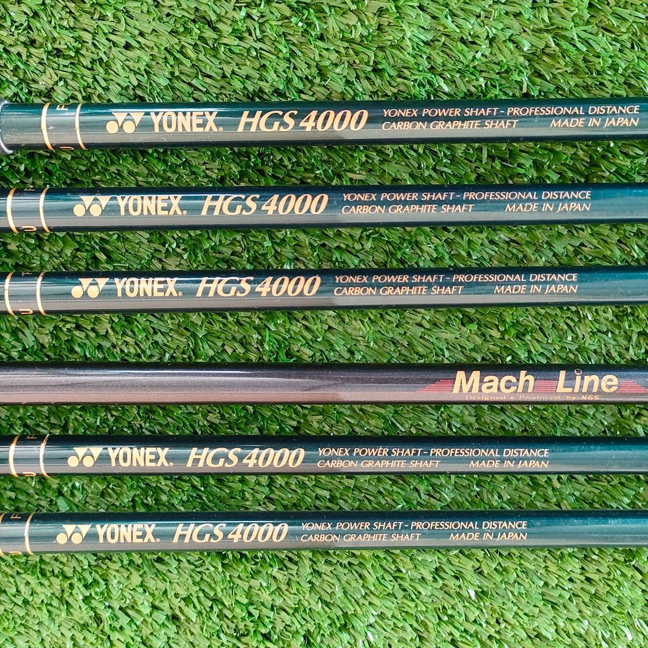 ชุดเหล็ก YONEX REKIN SUPER 03 มีเหล็ก 3,4,5,6,9 เเละ SW ** ขาดเหล็ก 7 กับ เหล็ก 8 เเละ PW ** ก้าน YONEX HGS 4000