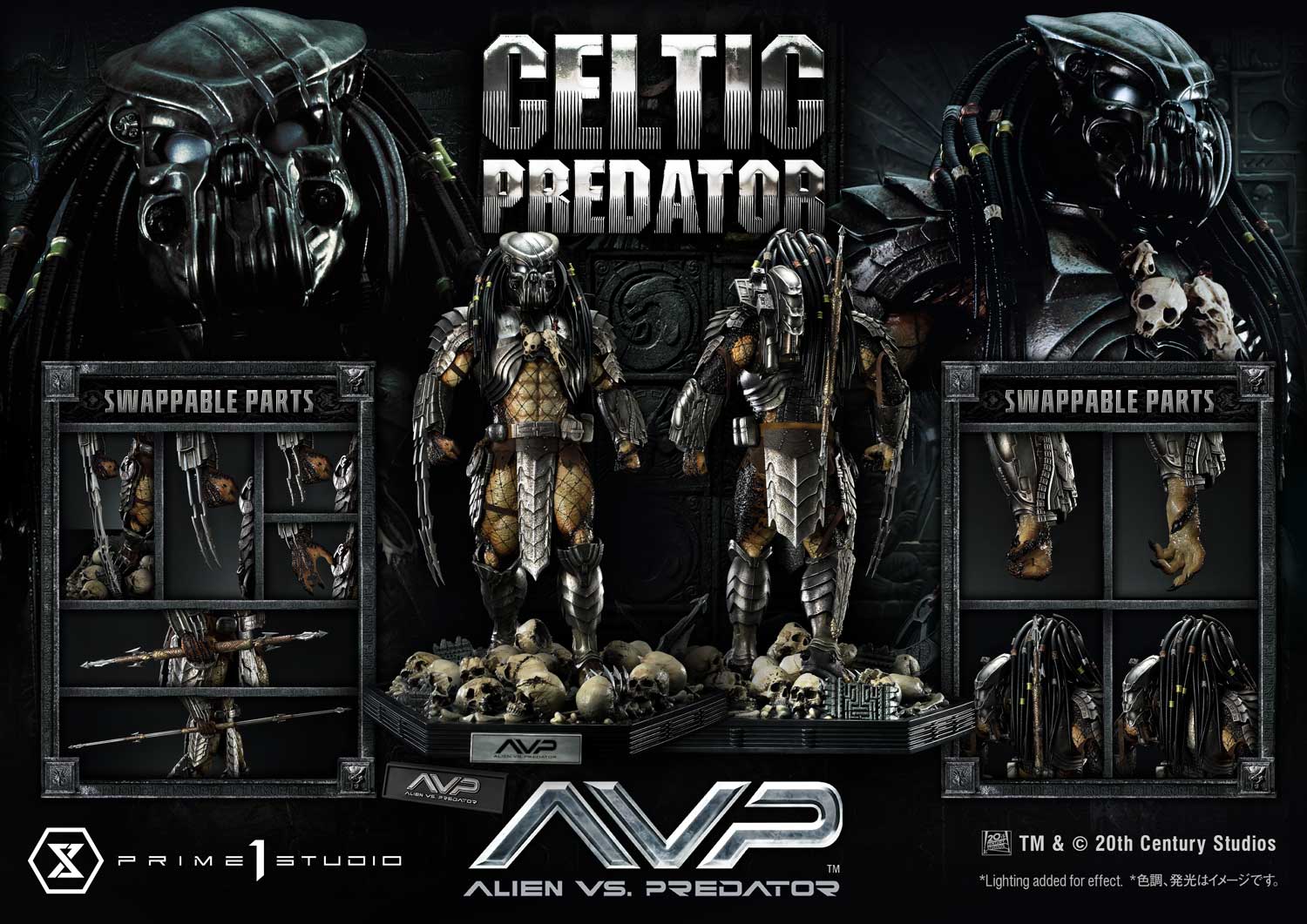 [สั่งจอง] Prime 1 Studio MMPR-05 : Celtic Predator (Alien vs. Predator)