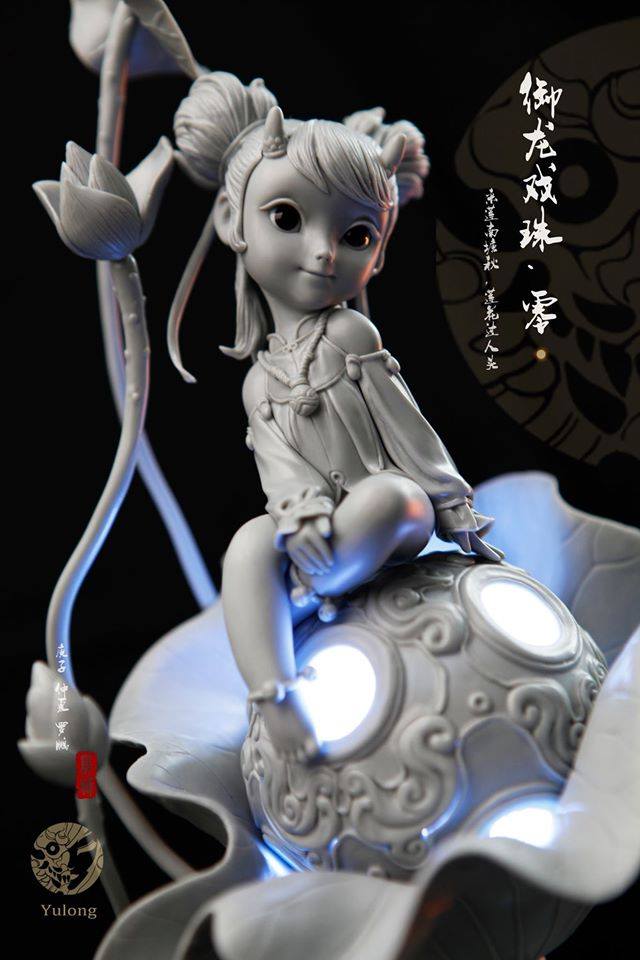 [สั่งจอง]Yulong Studio : Yulong Play Beads Zero Statue [Grey / White Tooth Ver.]