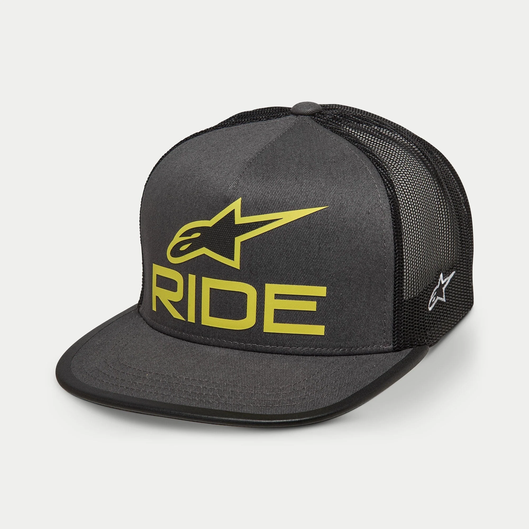 หมวกแก๊ป Alpinestars Ride 4.0 Trucker Hat - Charcoal/Black/Lime