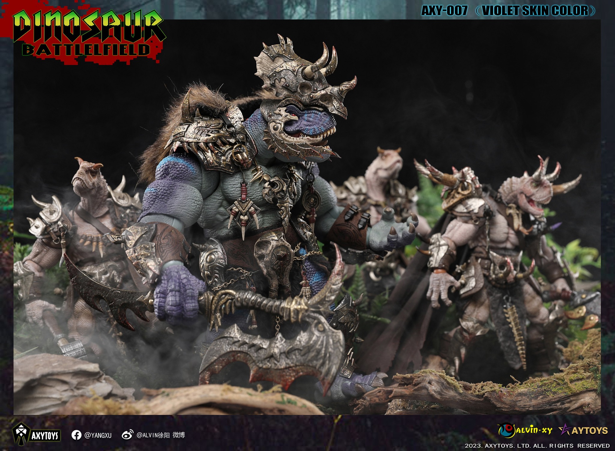 [สั่งจอง]AXYToys 1/12 : Dinosaur Battlefield - Tyrannosaurus