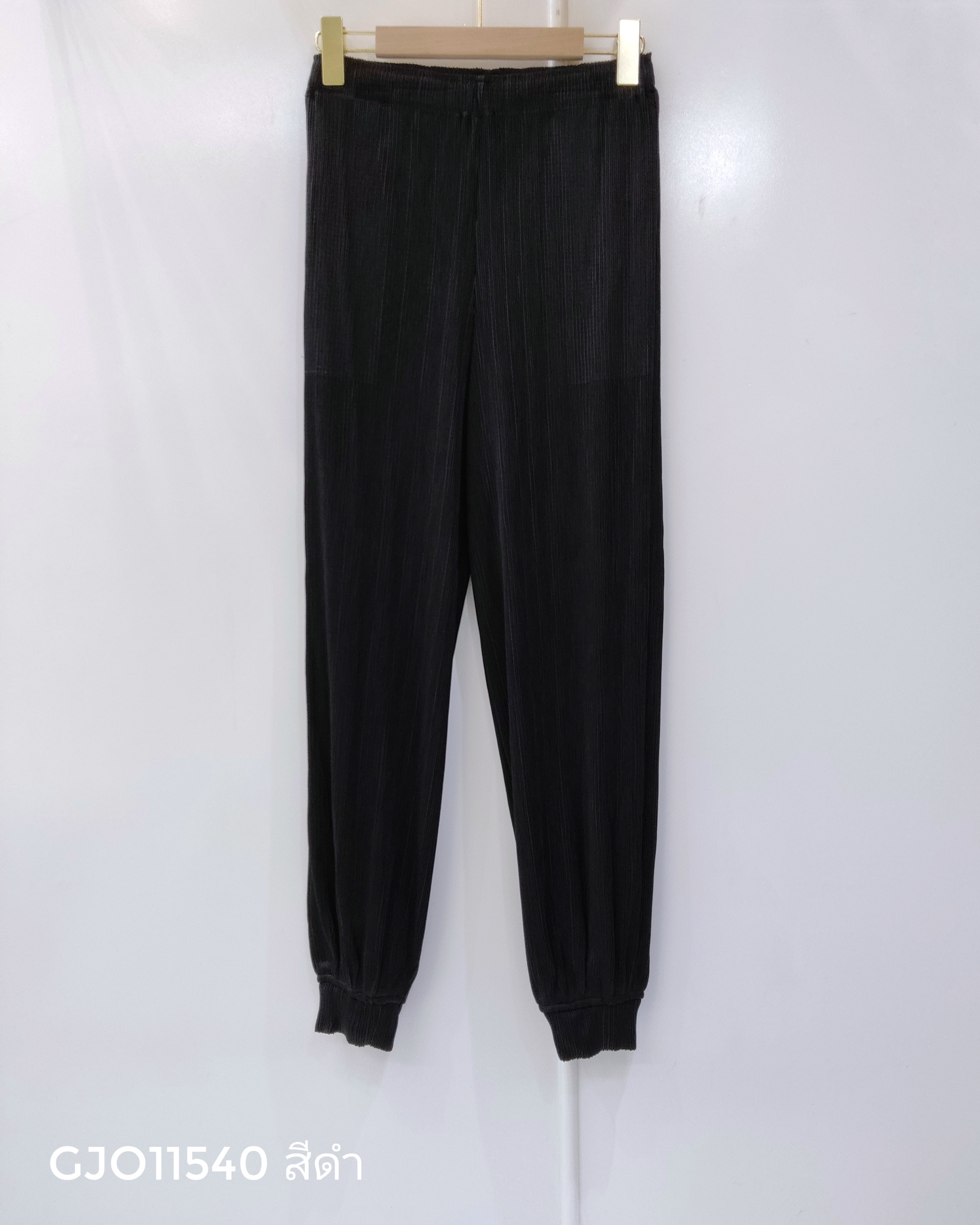 ยาว 36.5 นิ้ว!! 2MUAY รุ่น GJO11540 กางเกงพลีทคุณภาพ JOGGER PLEATED PANTS 7 สี FREE SIZE