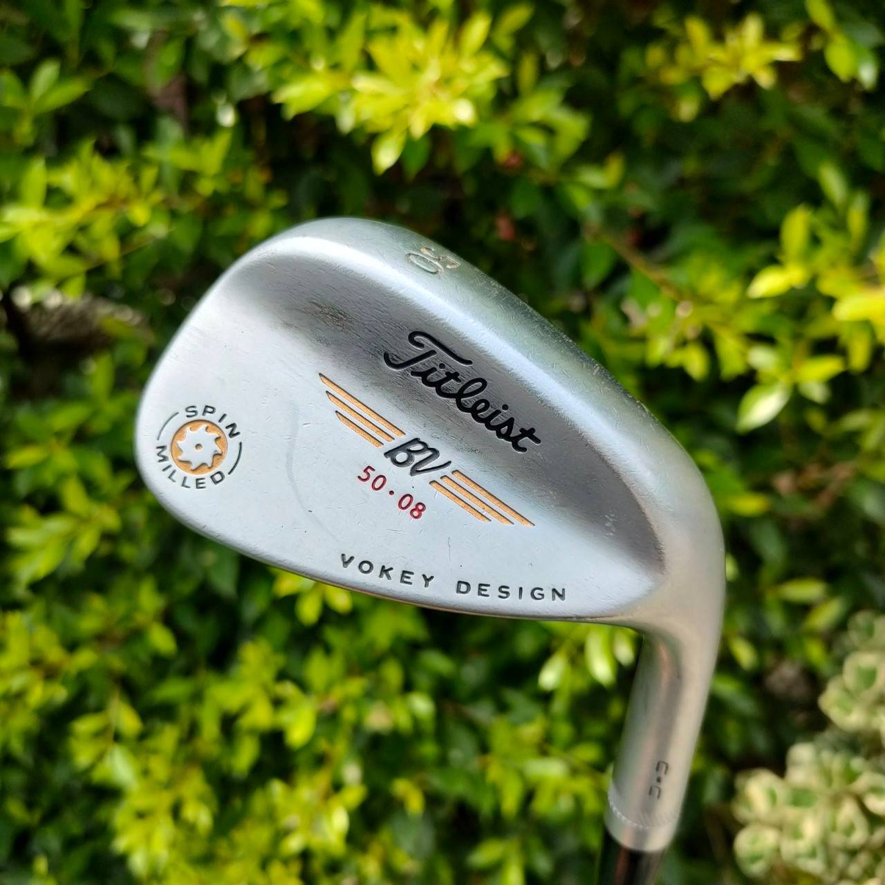 WEDGE TITLEIST BV VOKEY DESIGN SPIN MILLED องศา 50 BOUNCE 08 ก้าน TITLELIST FLEX WEDGE สปินอบบจัดๆเลยครับ หน้าไม่ช้ำ