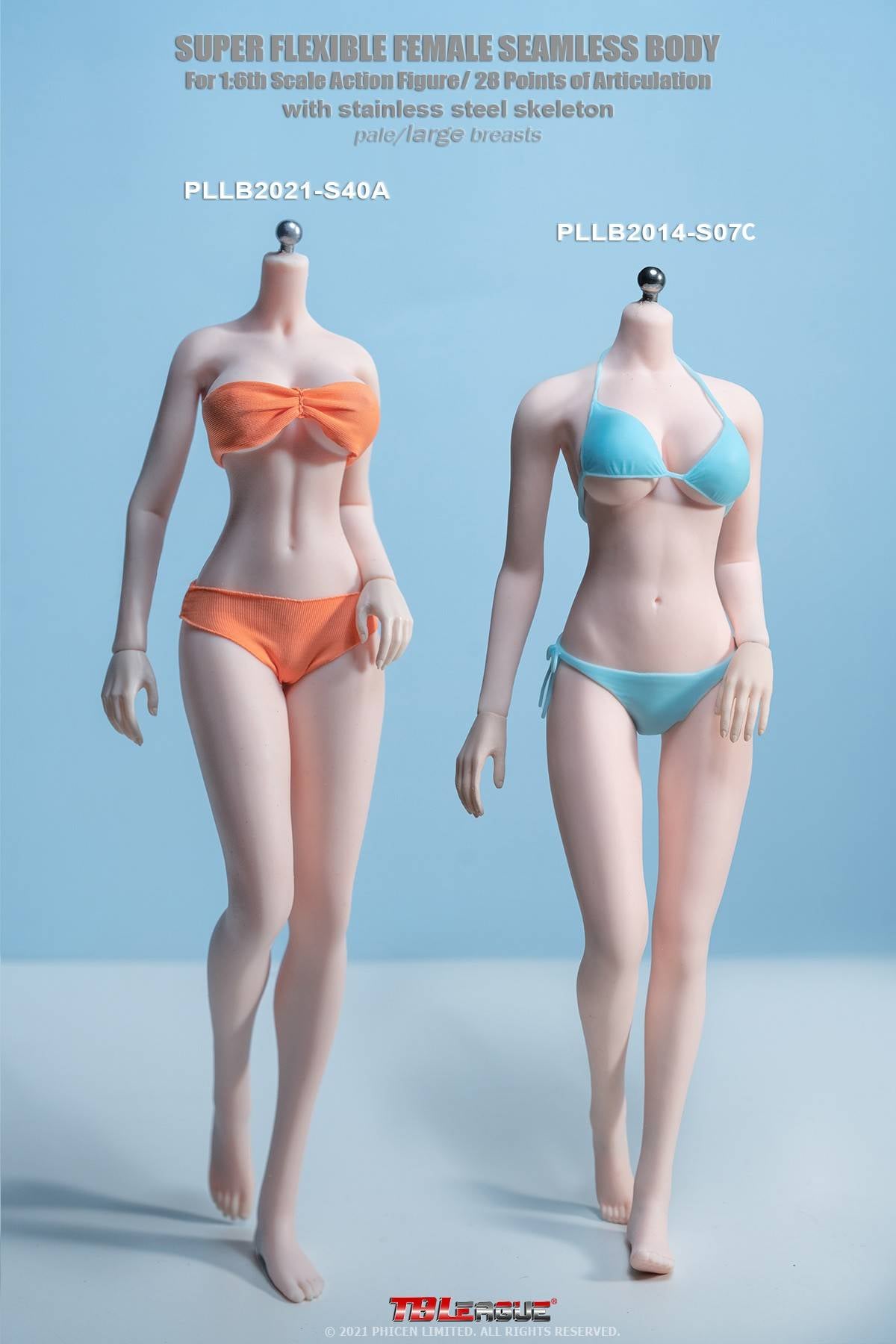 [สั่งจอง]TBLeague PLLB2021 1/6 : female seamless bodies- Tall and slender type
