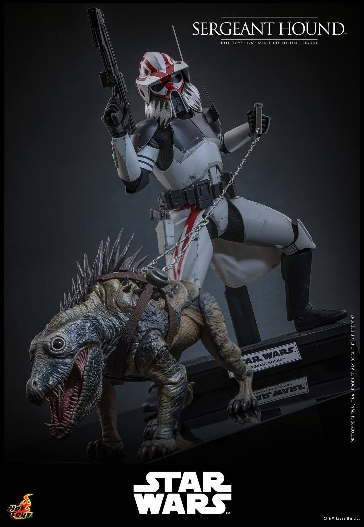 [สั่งจอง]HOT TOYS TMS167 1/6 : Sergeant Hound Collectible Figure [Star Wars: The Clone Wars]