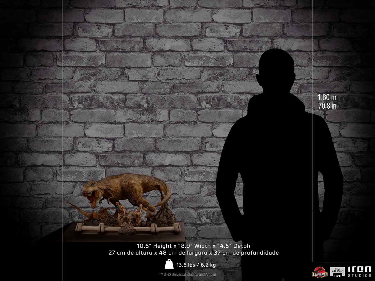 [สั่งจอง]Iron Studios UNIVJP38920-20 1/20 The Final Scene Demi Art Scale – Jurassic Park