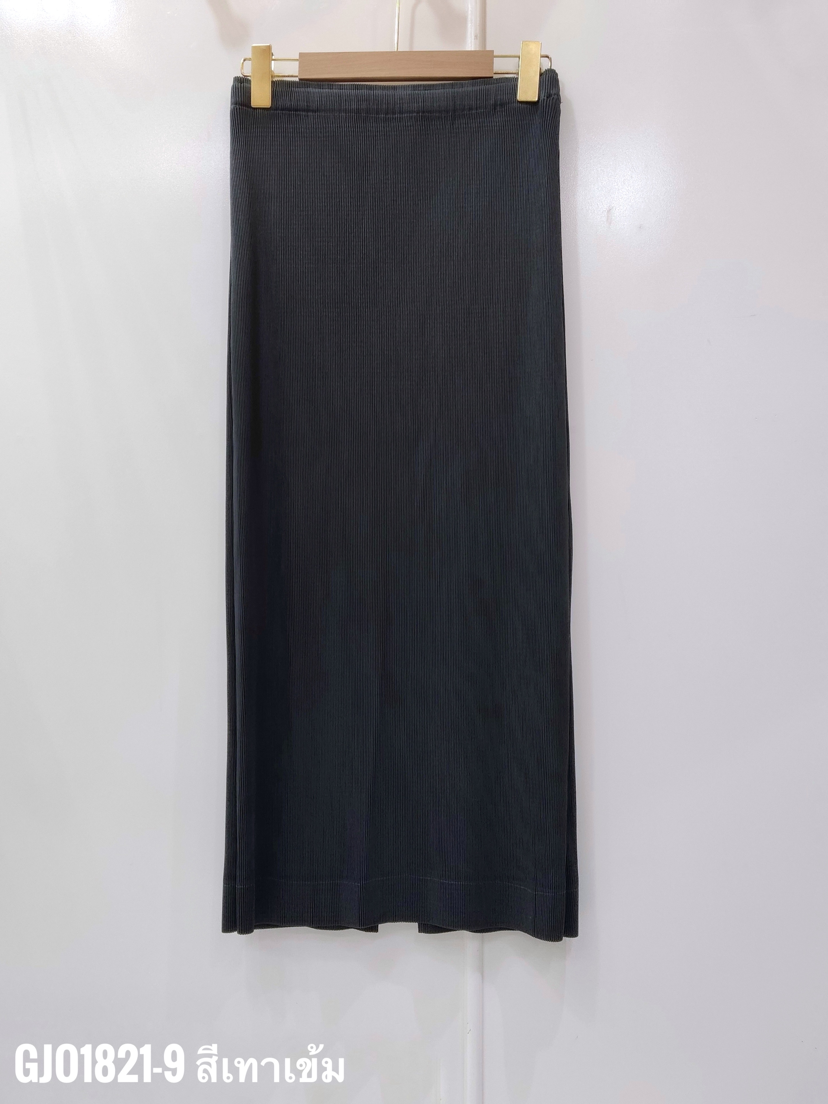 ยาว 34 นิ้ว 2MUAY รุ่น GJO1821-9 กระโปรงพลีทคุณภาพ DOUBLE LAYER PLEATED SKIRT 14 สี FREE SIZE