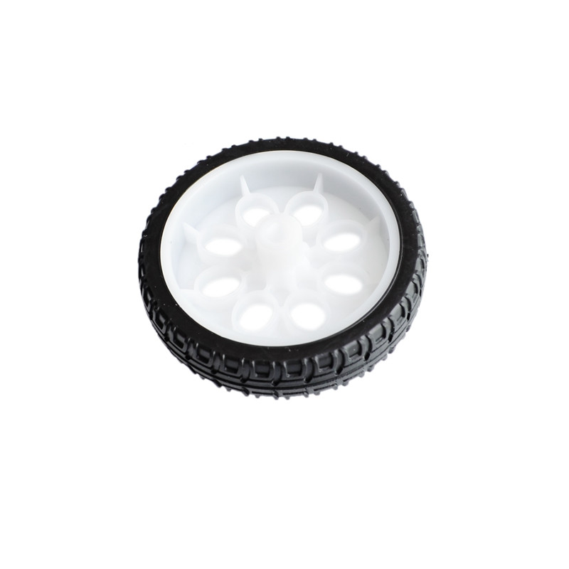 ล้อหุ่นยนต์ขนาดเล็ก Wheel Robot Tire TT Motor Smart Car 1 ล้อ