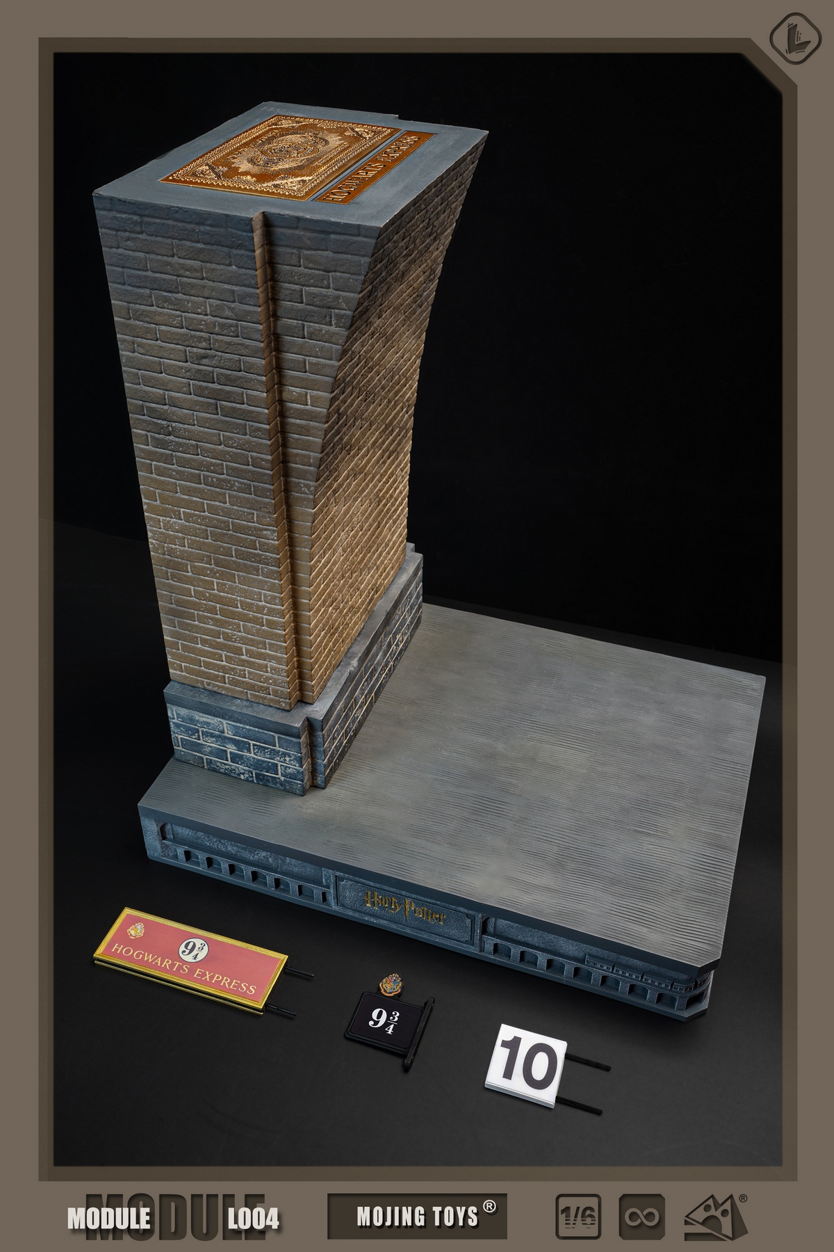 [สั่งจอง]mOjingToys Module series L004 1/6 : Harry Potter Platform Nine and Three-Quarters DIORAMA BASE]