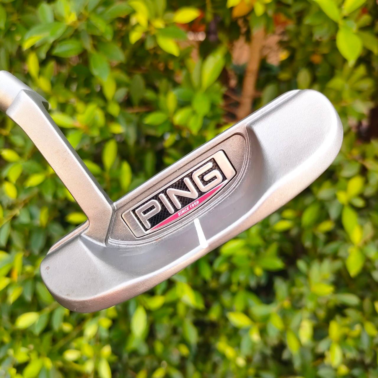 PUTTER PING KARSTEN B60 SINCE 1959 จุดส้ม ความยาว 34 นิ้ว กริฟ SUPER STROKE รุ่น B60 เป็นพัตเตอร์ที่โด่งดังขีดสุด ไม้กอล์ฟมือสอง ของแท้ BY NakaraLuxurious